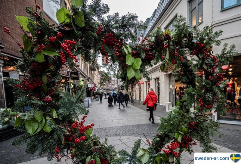 اقتراب عيد الميلاد مع انتشار كبير لكوفيد19 في ستو كهولم