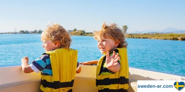 نصائح للتنزه في القوارب مع الأطفال بأمان